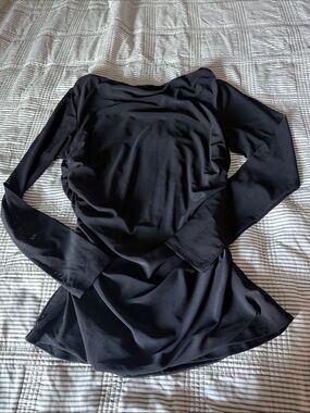 Classic Black Long Sleeve Women's Tee